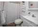 Clean bathroom featuring a shower, vanity, and modern fixtures at 680 Lake Head Rd, Norwood, NC 28128