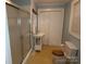 Clean bathroom with shower/tub and built-in vanity at 796 S Lincoln S St, Dallas, NC 28034