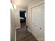 Hallway with linen closet and view of bedroom at 796 S Lincoln S St, Dallas, NC 28034