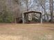 Metal storage shed in backyard at 796 S Lincoln S St, Dallas, NC 28034