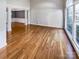 Bright living room featuring hardwood floors and lots of natural light at 8806 Glenside St, Huntersville, NC 28078