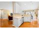 Modern kitchen featuring white cabinets and stainless steel appliances at 9813 Hanberry Blvd, Charlotte, NC 28213