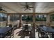 Relaxing pavilion overlooking water, with ceiling fans, seating and lovely views at 1124 Greenbridge Dr, Matthews, NC 28105