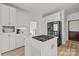 Modern kitchen featuring white cabinets and an island at 15554 Highway 601 S Hwy, Midland, NC 28107