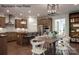 Open kitchen with island seating, stainless steel appliances, and breakfast nook at 2173 Millennium Dr # 40, Lancaster, SC 29720