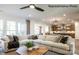 Large living room with sectional sofa and open concept to kitchen at 2173 Millennium Dr # 40, Lancaster, SC 29720