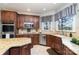 Spacious kitchen with granite countertops, stainless steel appliances, and an island at 2510 Tulip Hill Dr, Charlotte, NC 28270