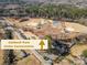 Aerial view of Caldwell Park under construction, showing park development at 336 E Lincoln St, Concord, NC 28025