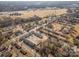 Aerial view showing townhome community location at 336 E Lincoln St, Concord, NC 28025
