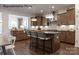 Modern kitchen with a large island, sleek countertops and stylish cabinetry at 3535 Rapport Ct # 023, Lancaster, SC 29720