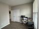 Home office with hardwood floors and built-in desk at 401 Fourth St, Stanley, NC 28164