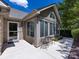 Charming patio with a table and chairs, perfect for outdoor entertaining at 4723 Polo Gate Blvd, Charlotte, NC 28216