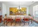 Formal dining room featuring a large Asian-inspired wall art piece at 502 Walden Park Dr, Fort Mill, SC 29715