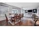 Bright dining room with hardwood floors and access to backyard at 5034 Moselle Ave, Fort Mill, SC 29707