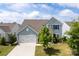 Charming two-story home with a well-manicured lawn, and a two car garage at 5034 Moselle Ave, Fort Mill, SC 29707