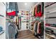 Spacious walk-in closet with ample shelving, rods, and storage for organized living at 5034 Moselle Ave, Fort Mill, SC 29707