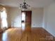 Formal dining room with hardwood floors and chandelier at 5590 S Nc 16 Business Hwy, Maiden, NC 28650