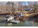 Lakefront home with private dock and boat lift at 604 Beaten Path Rd, Mooresville, NC 28117