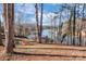 Scenic lake view from the backyard at 604 Beaten Path Rd, Mooresville, NC 28117