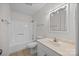 Bathroom with tub and vanity at 604 Beaten Path, Mooresville, NC 28117