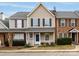 Charming two-story townhome with neutral siding and contrasting shutters at 8272 Golf Ridge Dr, Charlotte, NC 28277