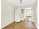 Simple dining area with wood laminate floors at 115 E Geroid St, Salisbury, NC 28144