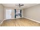 Spacious living room with hardwood floors and neutral wall colors at 121 Quality Dr, Mount Holly, NC 28120