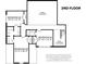 Second floor plan showing bedrooms and closets at 252 Bay Shore Loop, Mooresville, NC 28117