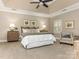 Large main bedroom with tray ceiling, neutral decor, and ample natural light at 2540 Ballencourt Ln, Charlotte, NC 28226