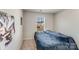 Cozy bedroom with a double bed and Spiderman poster at 3021 Belstock Ct, Charlotte, NC 28216