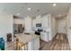 Modern kitchen with stainless steel appliances and island at 3021 Belstock Ct, Charlotte, NC 28216