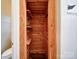 Cedar closet with shelves and hanging rods at 3119 Drake Ln, Monroe, NC 28110