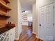 Modern kitchen with white cabinets, granite countertops and a walk-in pantry at 3119 Drake Ln, Monroe, NC 28110