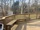 Cozy outdoor deck with seating, perfect for enjoying the wooded scenery and relaxation at 3153 Wimbledon Ln, Rock Hill, SC 29732