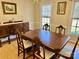 Dining room with hardwood floors, chandelier and windows at 3153 Wimbledon Ln, Rock Hill, SC 29732