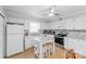 Updated kitchen featuring white cabinets, granite countertops, and stainless steel appliances at 3153 Wimbledon Ln, Rock Hill, SC 29732