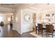 Formal dining room with chandelier and view into kitchen at 3539 Rapport Ct # 022, Lancaster, SC 29720