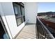 Private balcony offers city views at 3630 N Davidson St, Charlotte, NC 28205