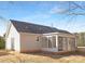 Exterior view showing the sunroom addition to the house at 4321 Bobterry Ct, Charlotte, NC 28216