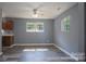 Dining area with gray walls and vinyl flooring at 4335 Saluda Rd, Rock Hill, SC 29730