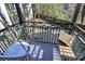 Balcony featuring an outdoor lounge area and a view of the garden at 4923 Park Rd # D, Charlotte, NC 28209