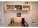 Kitchen with decorative shelving and coffee bar at 4923 Park Rd # D, Charlotte, NC 28209