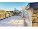 Spacious rooftop deck with city views and fireplace at 701 N Church St # 9, Charlotte, NC 28202