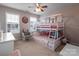 Charming bedroom with a bunk bed, providing ample sleeping space for children at 748 Inwood Hill Dr, Gastonia, NC 28056