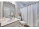 Clean and modern bathroom with white vanity and shower at 975 Shorthill Ln, Fort Mill, SC 29715