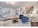 Living room with fireplace and built-in shelving at 975 Shorthill Ln, Fort Mill, SC 29715