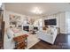 Spacious living room with fireplace and large windows at 975 Shorthill Ln, Fort Mill, SC 29715