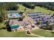 Community clubhouse with pool and tennis courts nearby at 13234 Hidcote Ct, Huntersville, NC 28078