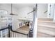 View of kitchen and living area from upstairs at 13234 Hidcote Ct, Huntersville, NC 28078