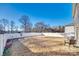 Fenced backyard with grassy area, providing a private outdoor space at 1529 Cannan Mountain Dr, Newton, NC 28658